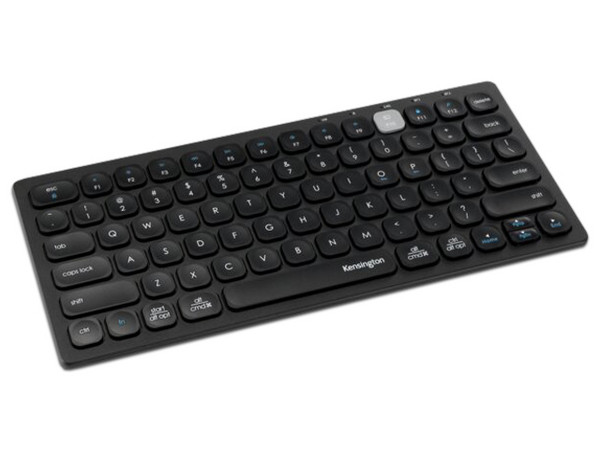 Teclado inalámbrico Kensington Multidispositivo Compacto K75502ES, Bluetooth. Color Negro.