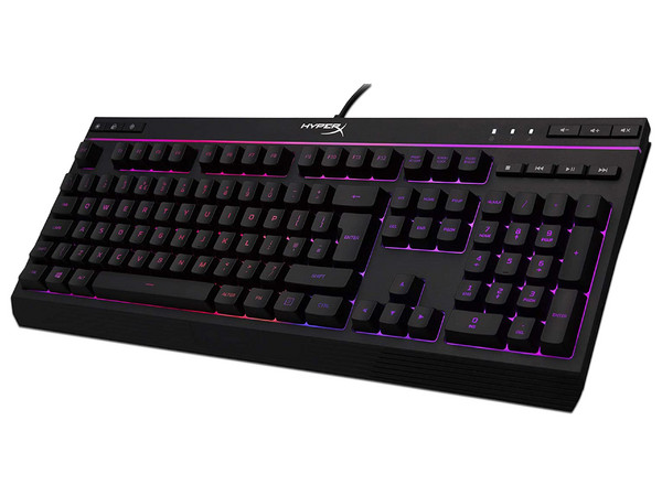 Teclado Gamer Kingston HyperX Alloy Core RGB, retroiluminación RGB, resistente a líquidos, USB. (Caja Abierta, Grado 1)