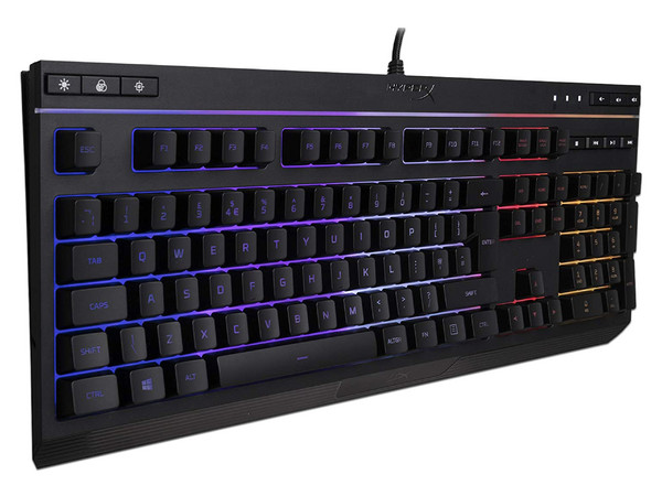 Teclado Gamer Kingston HyperX Alloy Core RGB, retroiluminación RGB, resistente a líquidos, USB. (Caja Abierta, Grado 1)