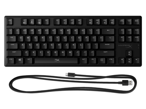 Teclado Mécanico Gamer Kingston HyperX Alloy Origins Core Blue RGB, retroiluminación RGB, USB, (Switch Blue).