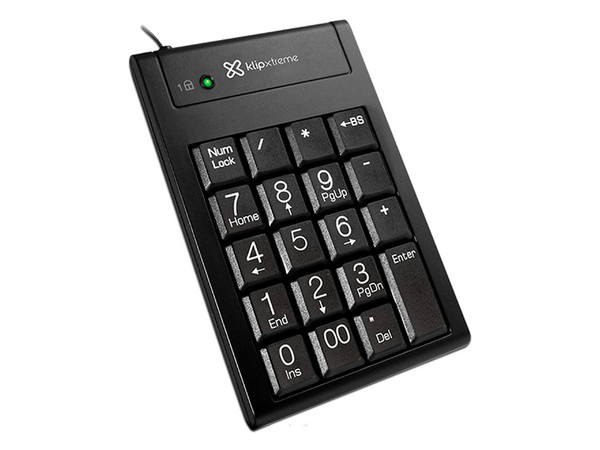 Teclado Numérico Klip Xtreme KNP-100, USB. Color Negro.