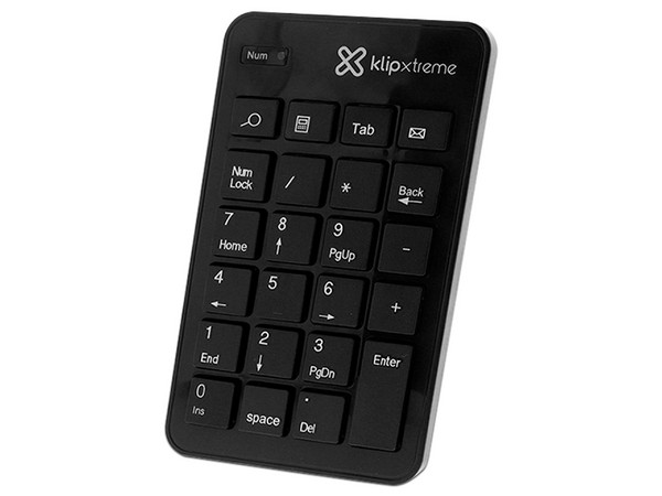 Teclado Numérico Inalambrico Klip Xtreme KNP-110, USB. Color Negro.