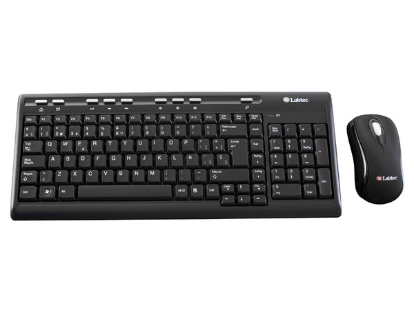 Teclado y Mouse Inalámbricos Labtec Media Wireless Desktop 800, USB