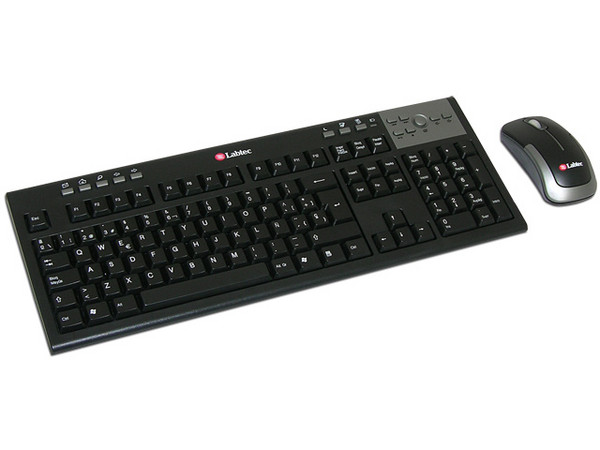 Teclado y Mouse Inalámbricos Labtec Media Wireless Desktop, PS/2