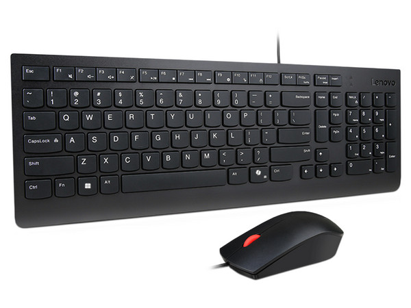 Kit de Teclado y Mouse Óptico Lenovo Essential 4X31R64424, Alámbrico, USB 2.0, 1600 DPI.