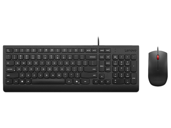 Kit de Teclado y Mouse Óptico Lenovo Essential 4X31R64424, Alámbrico, USB 2.0, 1600 DPI.