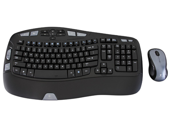 Teclado y Mouse inalámbrico Logitech Cordless Desktop Wave Láser (versión en inglés)