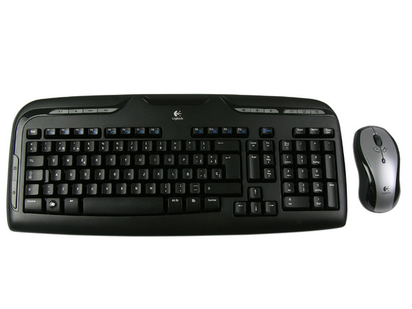 Teclado y Mouse inalámbrico Logitech Cordless Desktop LX 310 Láser