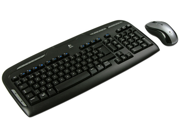 Teclado y Mouse inalámbrico Logitech Cordless Desktop LX 310 Láser
