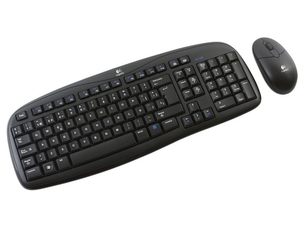 Teclado y Mouse inalámbricos Logitech Cordless Desktop EX 100