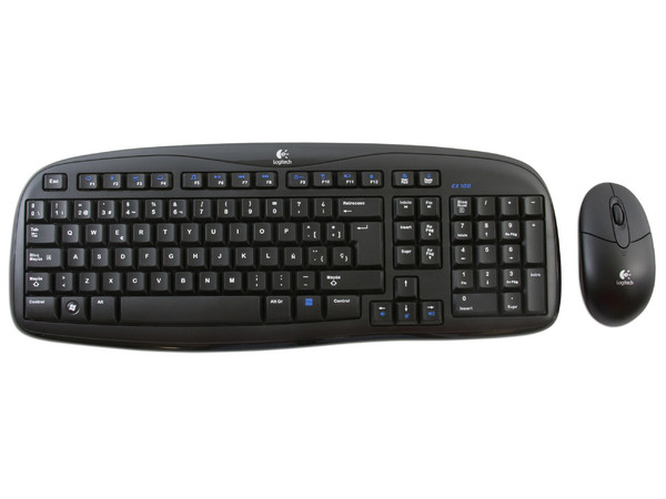 Teclado y Mouse inalámbricos Logitech Cordless Desktop EX 100