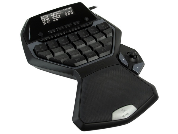 Teclado Logitech G13 Advanced Gameboard con una pantalla LCD GamePanel y 25 Teclas Programables, USB