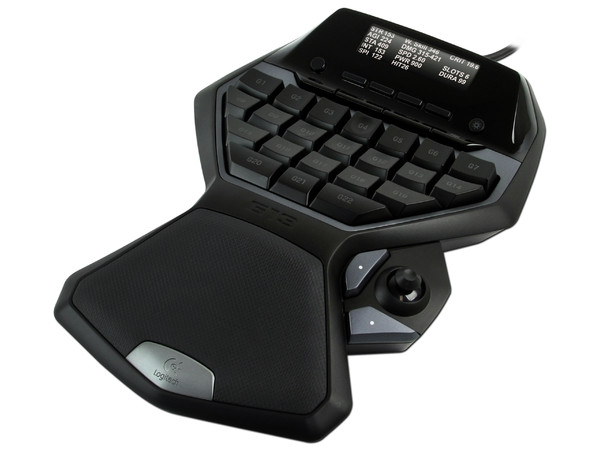 Teclado Logitech G13 Advanced Gameboard con una pantalla LCD GamePanel y 25 Teclas Programables, USB
