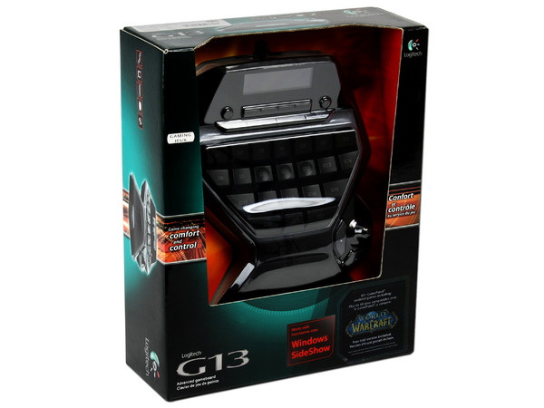 Teclado Logitech G13 Advanced Gameboard con una pantalla LCD GamePanel y 25 Teclas Programables, USB