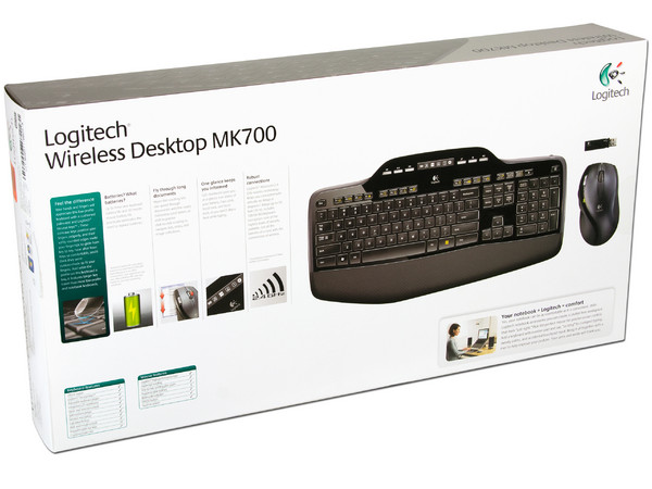 Teclado y Mouse inalámbricos Logitech MK700 (versión en inglés)