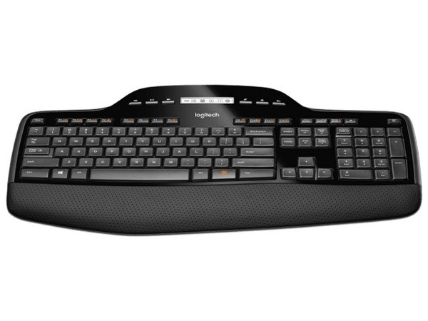 Teclado y Mouse Inalámbricos Logitech MK710 920-002416, USB (Versión en Inglés). Color Negro.