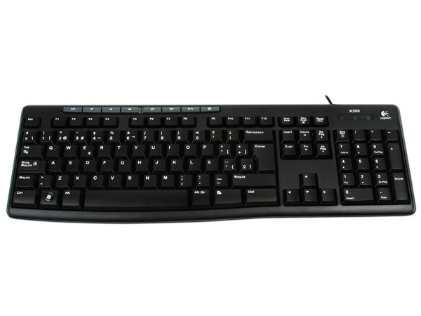 Teclado Logitech Media K200, Color Negro, USB