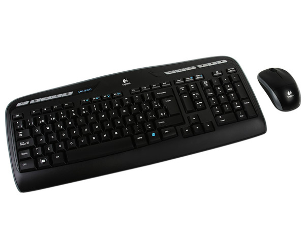 Teclado y Mouse inalámbricos Logitech Desktop MK320