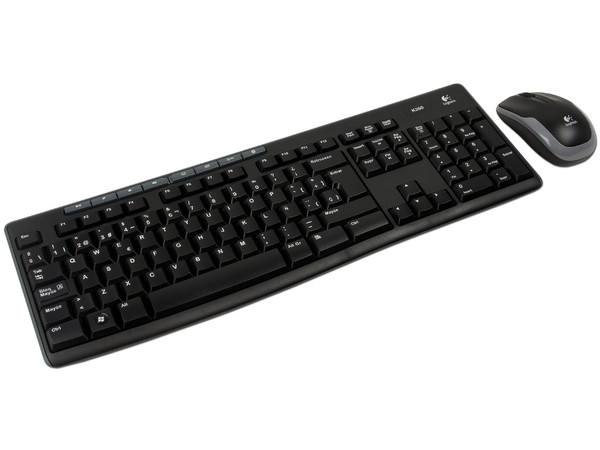 Teclado y Mouse Logitech Wireless Combo MK260, Color Negro, USB 