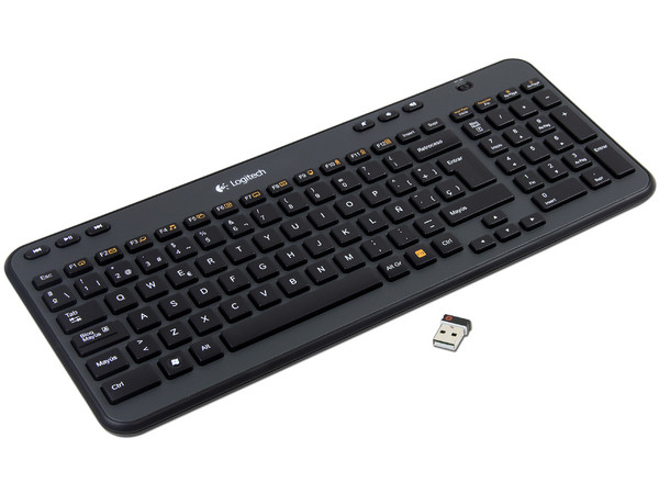 Teclado Inalámbrico Compacto Logitech K360, USB.
