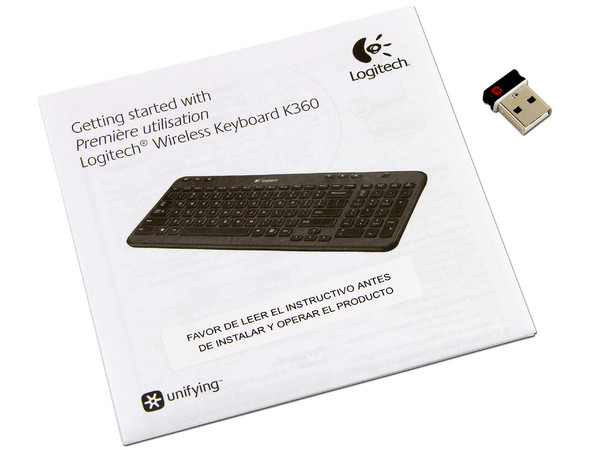 Teclado Inalámbrico Compacto Logitech K360, USB.