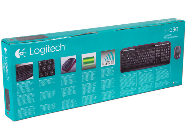 Teclado y Mouse Inalámbricos Logitech Wireless Combo MK330, USB.