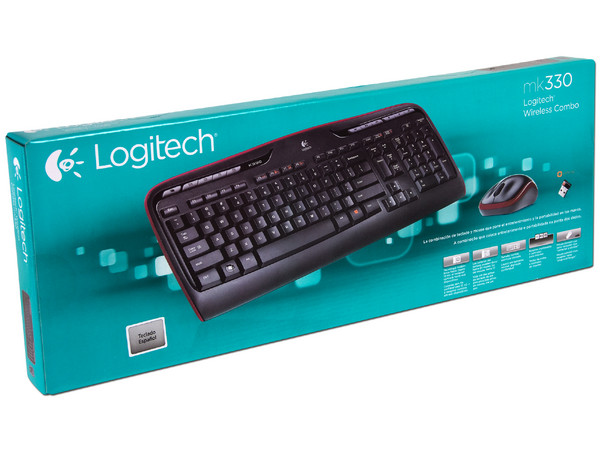 Teclado y Mouse Inalámbricos Logitech Wireless Combo MK330, USB.