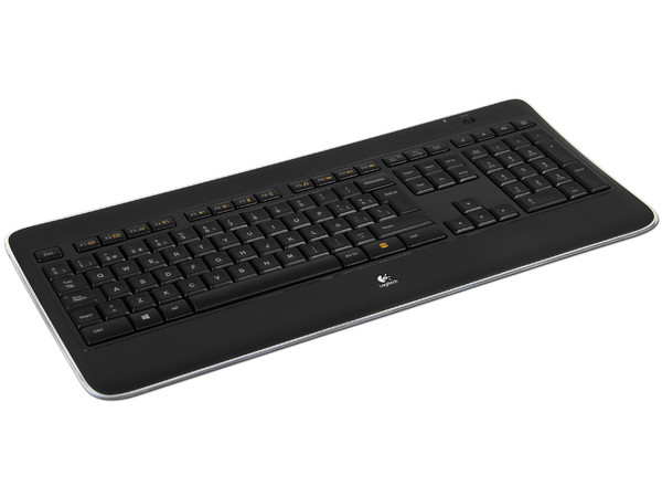 Teclado Inalámbrico Recargable Logitech K800 con teclas retroiluminadas,  USB.