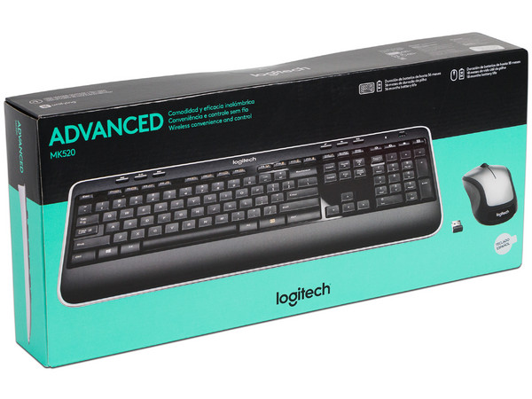 Teclado y Mouse inalámbricos Logitech Wireless Combo MK520.