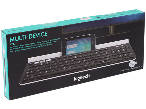 Teclado inalámbrico Logitech K780 Multidispositivo, Color Negro.