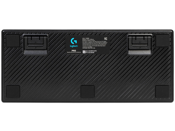 Teclado Mecánico Gamer Logitech Pro, Switch GX Blue, USB, Tenkeyless, Color Negro. (Versión en Inglés)