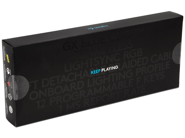 Teclado Mecánico Gamer Logitech Pro, Switch GX Blue, USB, Tenkeyless, Color Negro. (Versión en Inglés)