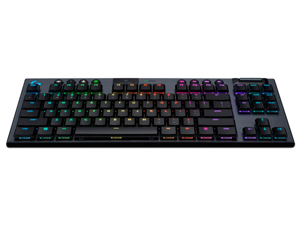Teclado Mecánico Gamer Logitech LIGHTSPEED G915 TKL, Iluminación RGB, Bluetooth. Color Negro.
