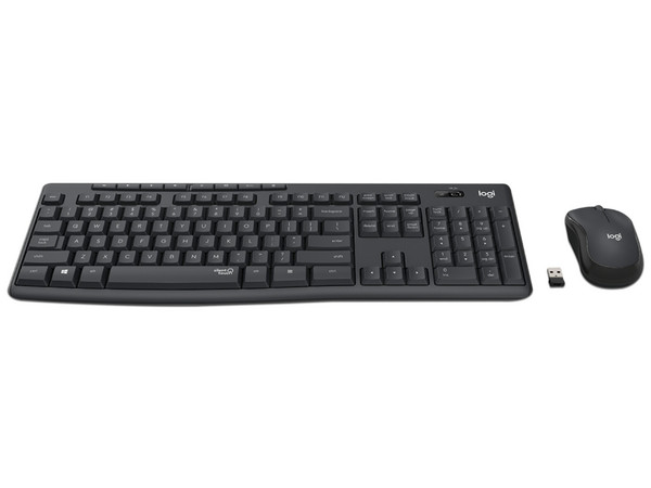 Teclado y Mouse Logitech MK295 Silent, inalámbricos, USB, versión en Español, color negro
