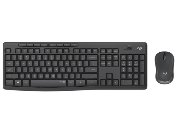 Teclado y Mouse Logitech MK295 Silent, inalámbricos, USB, versión en Español, color negro