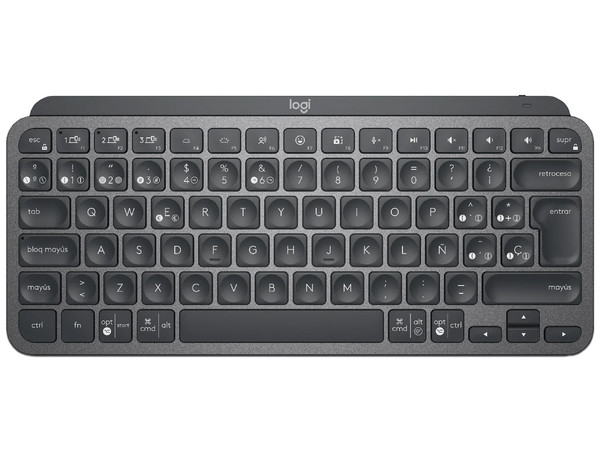 Teclado Inalámbrico Logitech MX Keys Mini, Bluetooth, USB. Color Negro.