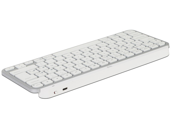 Teclado inalámbrico Logitech MX KEYS MINI, Bluetooth 5.0, Recargable, Retroiluminado. Color Blanco. (Versión en Español)