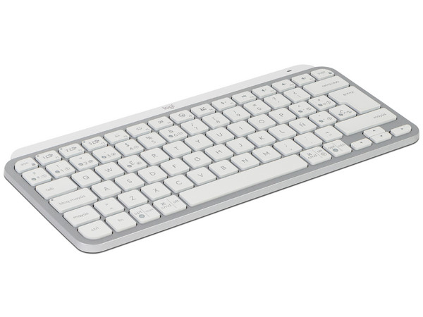 Teclado inalámbrico Logitech MX KEYS MINI, Bluetooth 5.0, Recargable, Retroiluminado. Color Blanco. (Versión en Español)