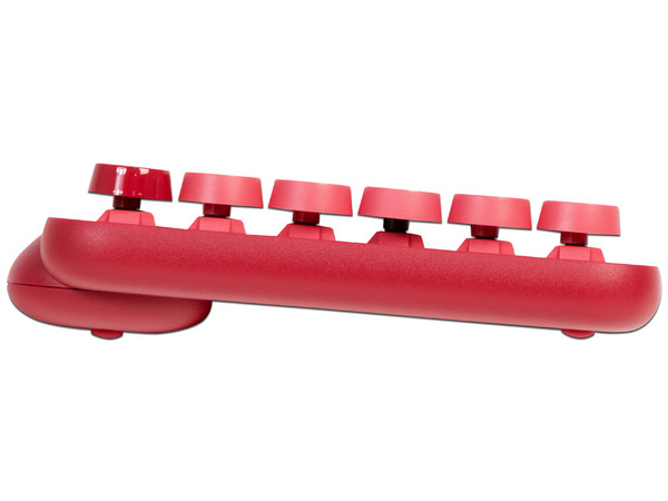 Teclado Mecánico Logitech Pop Keys, Inalámbrico. Color Rosa. (Versión en Español)