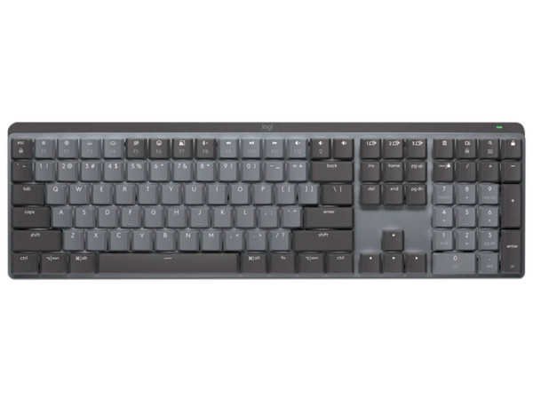 Teclado Mecánico Inalámbrico Logitech MX Mechanical, Bluetooth, USB, Color Grafito.