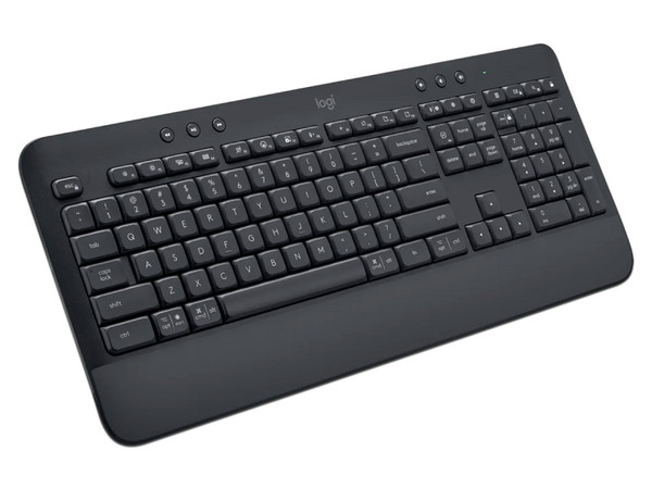 Teclado Inalámbrico Logitech Signature K650, USB, Bluetooth. Color Gris.