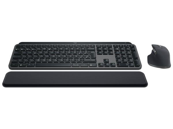Kit de Teclado y Mouse Laser Logitech Bussiness KB-1039, Inalámbrico, Receptor USB, Bluetooth, Español, Color Negro.