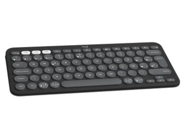 Teclado Inalámbrico Logitech Pebble Keys 2 K380s, Bluetooth, Easy-Switch, Color Negro.