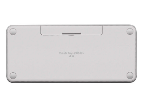 Teclado Inalámbrico Logitech Pebble Keys 2 K380s, Bluetooth, Easy-Switch, Color Blanco.