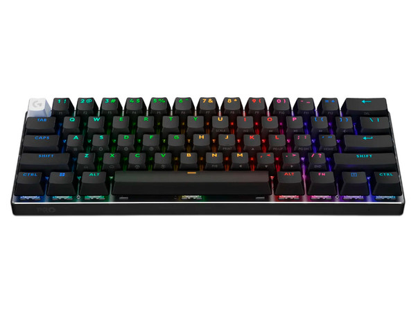 Teclado Gamer Logitech PRO X60, Iluminación RGB, Bluetooth. Color Negro (Versión Inglés)