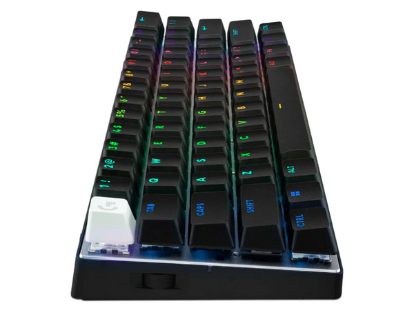 Teclado Gamer Logitech PRO X60, Iluminación RGB, Bluetooth. Color Negro (Versión Inglés)