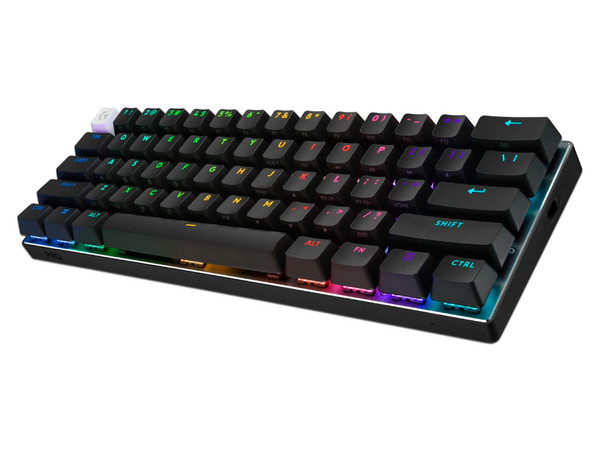 Teclado Gamer Logitech PRO X60, Iluminación RGB, Bluetooth. Color Negro (Versión Inglés)