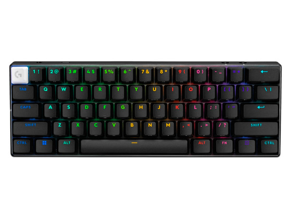 Teclado Gamer Logitech PRO X60, Iluminación RGB, Bluetooth. Color Negro (Versión Inglés)