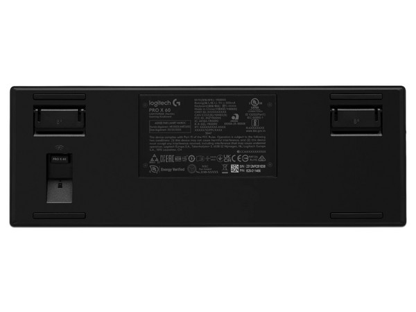 Teclado Gamer Logitech PRO X60, Iluminación RGB, Bluetooth. Color Negro (Versión Inglés)