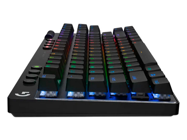 Teclado Gamer Logitech G PRO X TKL LIGHTSPEED, RGB, Bluetooth. Color Negro. (Versión en Inglés)